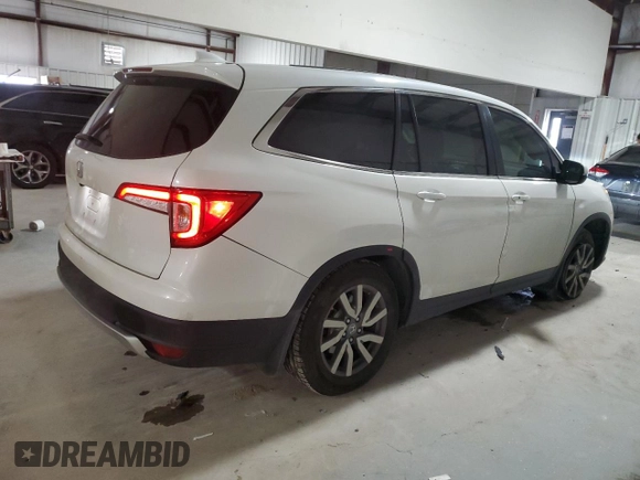 2020 Honda Pilot EX-L with VIN 5FNYF5H50LB016462, listed as a Copart auction lot 46179725 with 99,599 mi miles and Salvage Title. Bid and sale history available at carsss.com. Image 3.
