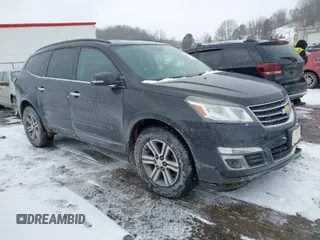2016 Chevrolet Traverse LT with VIN 1GNKVGKD4GJ344199, listed as a IAAI auction lot 41639594 with 104,555 mi miles and . Bid and sale history available at DreamBid. Image 1.
