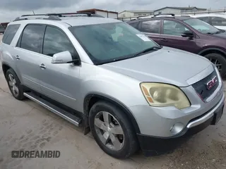 2011 GMC Acadia SLT1 with VIN 1GKKRRED0BJ172027, listed as a IAAI auction lot 42091150 with 170,436 mi miles and . Bid and sale history available at DreamBid. Image 1.
