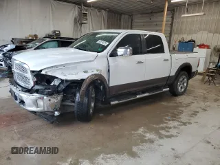 2017 Ram 1500 Laramie z VIN 1C6RR6NT7HS781965, wystawiony jako Copart lot #56574875 z przebiegiem 130 209 mil mil oraz Szkoda całkowita • Salvage title. Historia ofert i sprzedaży dostępna na DreamBid. Obrazek 1.