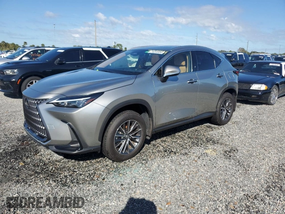 2022 Lexus NX 250 Premium with VIN JTJGDCAZ9N5002290, listed as a Copart auction lot 74058684 with Not provided miles and Salvage title. Bid and sale history available at DreamBid. Image 1.