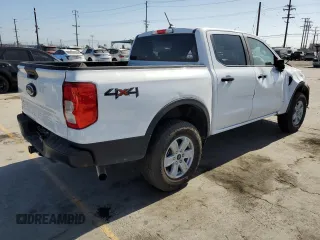 2024 Ford Ranger XL with VIN 1FTER4PH4RLE25246, listed as a Copart auction lot 57829235 with 328 mi miles and Salvage title. Bid and sale history available at DreamBid. Image 3.