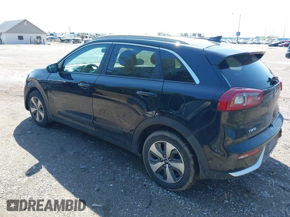 2017 Kia Niro LX with VIN KNDCB3LC9H5055737, listed as a IAAI auction lot 41983379 with 105,007 mi miles. Bid and sale history available at carsss.com. Image 3.