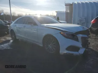 2016 Mercedes-Benz CLS 400 with VIN WDDLJ6FB7GA164300, listed as a Copart auction lot 46683995 with 92,490 mi miles and Salvage title. Bid and sale history available at DreamBid. Image 4.