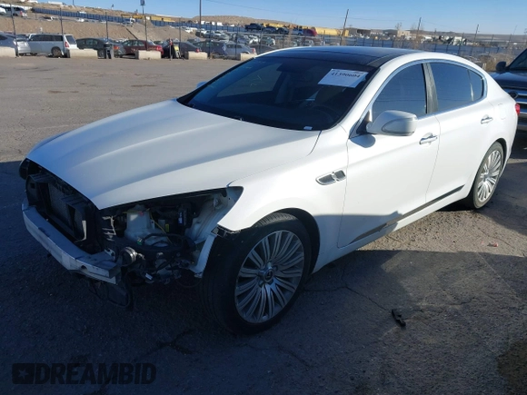 2015 Kia K900 Premium with VIN KNALU4D48F6026659, listed as a IAAI auction lot 41390604 with 70,955 mi miles. Bid and sale history available at carsss.com. Image 18.