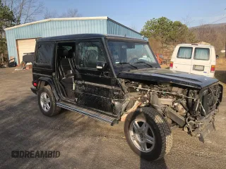 2003 Mercedes-Benz G-Class with VIN WDCYR49E33X141312, listed as a Copart auction lot 50188485 with 146,986 mi miles and Salvage Title. Bid and sale history available at carsss.com. Image 1.