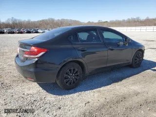 2013 Honda Civic Sdn LX with VIN 2HGFB2F51DH300068, listed as a Copart auction lot 47519925 with 145,189 mi miles and Salvage Title. Bid and sale history available at carsss.com. Image 3.