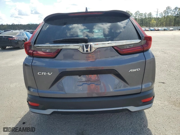 2021 Honda CR-V LX with VIN 2HKRW2H2XMH652673, listed as a Copart auction lot 50322465 with 46,874 mi miles and Salvage Title. Bid and sale history available at carsss.com. Image 6.