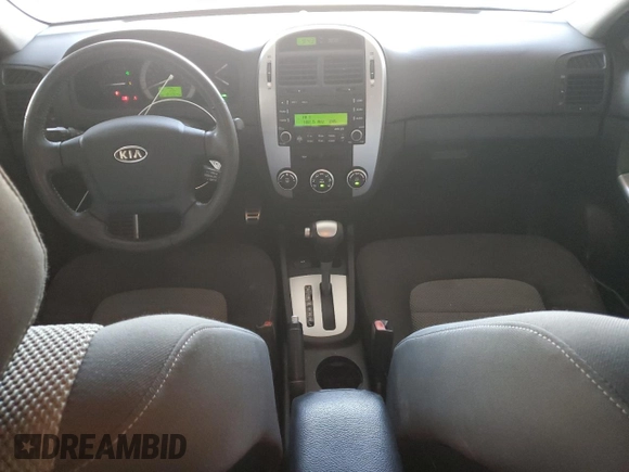 2008 Kia Spectra with VIN KNAFE161285017945, listed as a Copart auction lot 47926845 with 181,054 mi miles and Salvage Title. Bid and sale history available at carsss.com. Image 8.