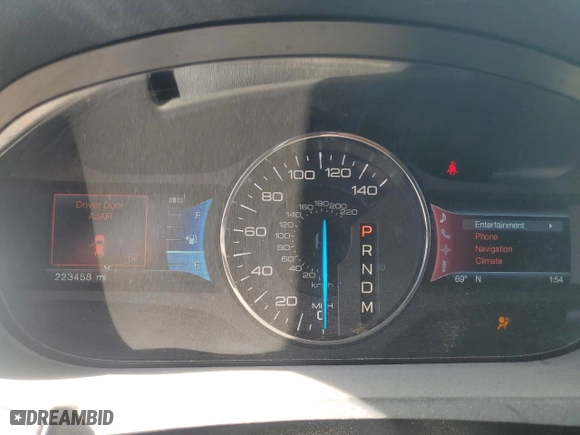 2012 Ford Edge SEL with VIN 2FMDK4JC6CBA51755, listed as a Copart auction lot 48298375 with 223,458 mi miles and Salvage Title. Bid and sale history available at carsss.com. Image 9.