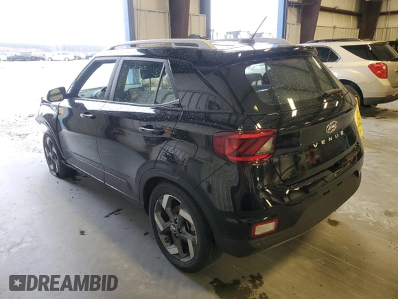 2024 Hyundai Venue SEL with VIN KMHRC8A30RU320524, listed as a Copart auction lot 48223435 with 7,418 mi miles and Salvage title. Bid and sale history available at DreamBid. Image 2.
