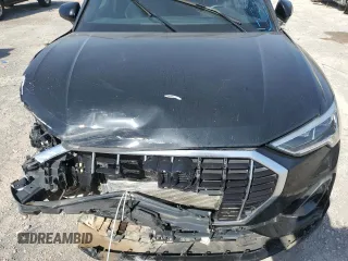 2020 Audi Q3 S line Premium Plus with VIN WA1EECF30L1055714, listed as a Copart auction lot 52678335 with Not provided miles and Salvage title. Bid and sale history available at DreamBid. Image 13.