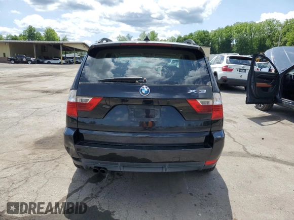 2008 BMW X3 3.0si with VIN WBXPC934X8WJ11188, listed as a Copart auction lot 59432445 with 104,232 mi miles and Clean title. Bid and sale history available at DreamBid. Image 6.