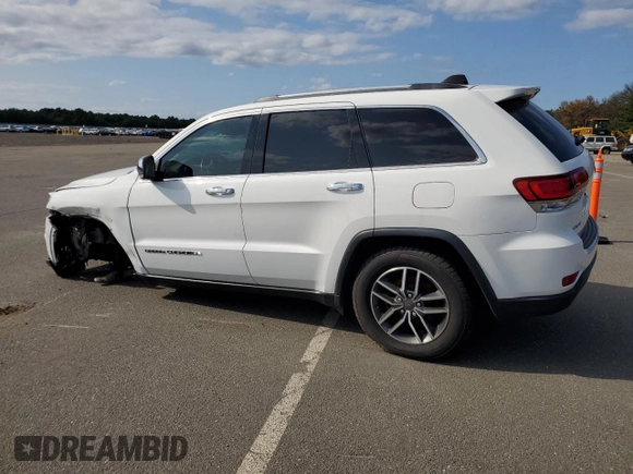 2020 Jeep Grand Cherokee Limited with VIN 1C4RJFBG3LC415981, listed as a Copart auction lot 54116805 with 43,592 mi miles and Salvage title. Bid and sale history available at DreamBid. Image 2.