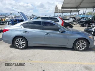 2014 Infiniti Q50 with VIN JN1BV7AP4EM685699, listed as a IAAI auction lot 41765788 with 117,127 mi miles. Bid and sale history available at carsss.com. Image 13.