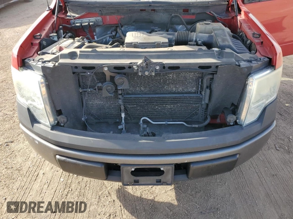 2009 Ford F-150 STX with VIN 1FTRX12W29FA24563, listed as a Copart auction lot 50050005 with 110,780 mi miles and Salvage Title. Bid and sale history available at carsss.com. Image 12.