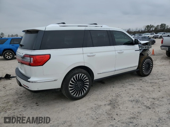 2020 Lincoln Navigator Black Label with VIN 5LMJJ2TT7LEL19771, listed as a Copart auction lot 46167285 with 99,753 mi miles and Salvage title. Bid and sale history available at DreamBid. Image 3.