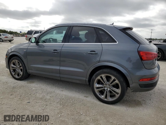 2017 Audi Q3 Prestige with VIN WA1GCCFS0HR005622, listed as a Copart auction lot 83565434 with 91,537 mi miles and Salvage Title. Bid and sale history available at carsss.com. Image 2.