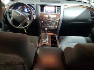 2018 Nissan Armada SV with VIN JN8AY2NC8J9553377, listed as a Copart auction lot 81516004 with 106,757 mi miles and Salvage Title. Bid and sale history available at carsss.com. Image 8.