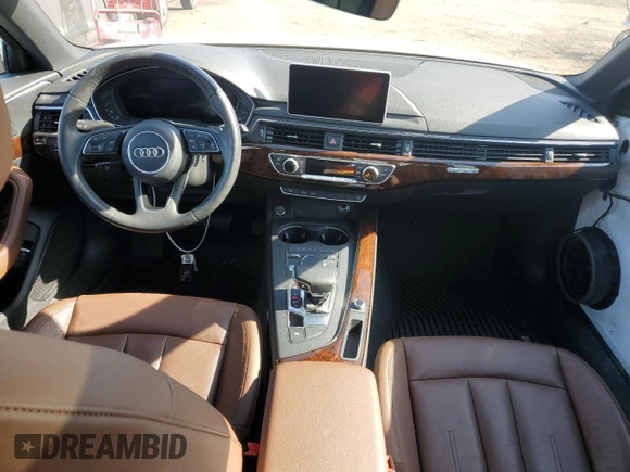 2017 Audi A4 Premium with VIN WAUDNAF42HN055855, listed as a Copart auction lot 56371195 with 31,530 mi miles and Salvage title. Bid and sale history available at DreamBid. Image 8.