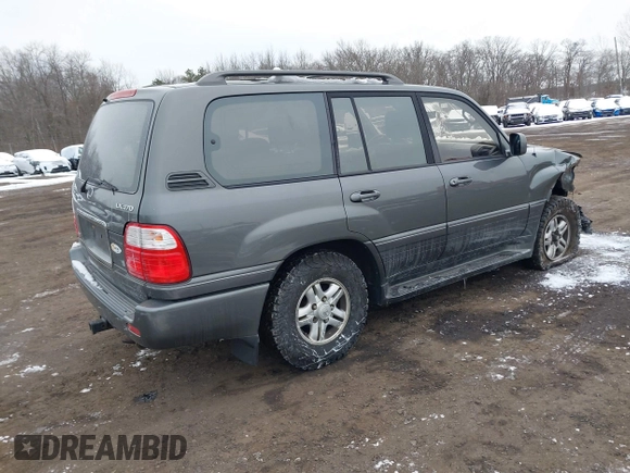 2000 Lexus LX 470 with VIN JT6HT00W9Y0096647, listed as a IAAI auction lot 41376347 with 231,916 mi miles and . Bid and sale history available at DreamBid. Image 4.
