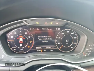 2019 Audi Q5 Premium Plus with VIN WA1BNAFY0K2066434, listed as a Copart auction lot 59843625 with 52,591 mi miles and Salvage title. Bid and sale history available at DreamBid. Image 9.