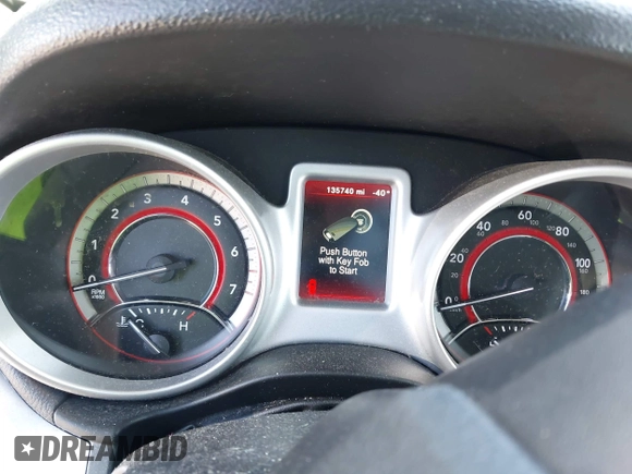 2017 Dodge Journey SXT with VIN 3C4PDCBG4HT589891, listed as a IAAI auction lot 42017420 with 135,740 mi miles and . Bid and sale history available at carsss.com. Image 7.