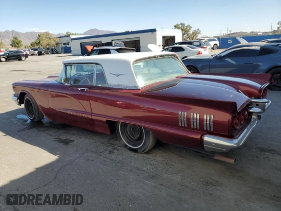 1960 Ford Thunderbird with VIN 0Y71Y392192, listed as a Copart auction lot 72933304 with 72,728 mi miles and Clean Title. Bid and sale history available at DreamBid. Image 2.