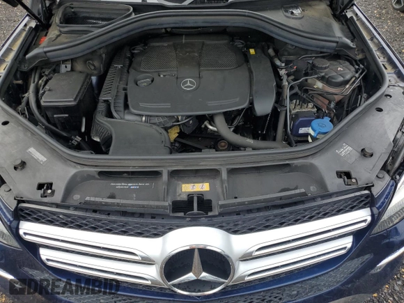 2016 Mercedes-Benz GLE 350 with VIN 4JGDA5HB5GA636186, listed as a Copart auction lot 63459905 with 127,899 mi miles and Salvage title. Bid and sale history available at DreamBid. Image 12.