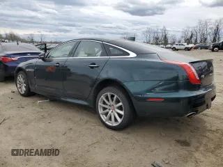 2019 Jaguar XJ with VIN SAJWJ1CDXK8W19559, listed as a Copart auction lot 46617024 with 43,178 mi miles and Salvage Title. Bid and sale history available at carsss.com. Image 2.