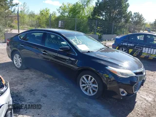 2013 Toyota Avalon XLE with VIN 4T1BK1EB5DU037574, listed as a IAAI auction lot 42342486 with 192,640 mi miles and . Bid and sale history available at DreamBid. Image 1.