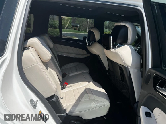 2017 Mercedes-Benz GLS with VIN 4JGDF7FE8HA978419, listed as a Copart auction lot 52601215 with 78,595 mi miles and Clean Title. Bid and sale history available at carsss.com. Image 6.