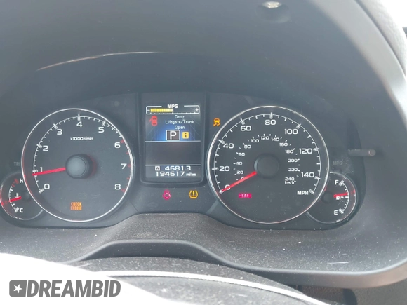2013 Subaru Outback Limited with VIN 4S4BRCLC7D3317831, listed as a IAAI auction lot 42551899 with 194,617 mi miles and . Bid and sale history available at DreamBid. Image 7.