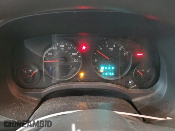 2013 Jeep Compass Sport with VIN 1C4NJDBB5DD129407, listed as a Copart auction lot 43048325 with 118,755 mi miles and Salvage Title. Bid and sale history available at carsss.com. Image 9.