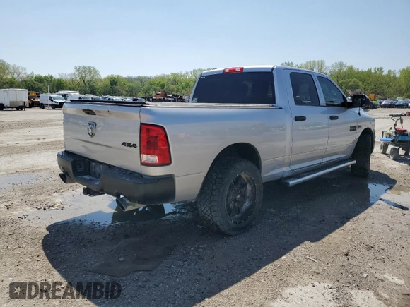2015 Ram 1500 ST with VIN 1C6RR7ST9FS615292, listed as a Copart auction lot 53897925 with 152,109 mi miles and Salvage title. Bid and sale history available at DreamBid. Image 3.