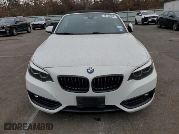 2020 BMW 2 Series 230i xDrive with VIN WBA2K1C08L7F93803, listed as a Copart auction lot 78156664 with 76,814 mi miles and Salvage Title. Bid and sale history available at carsss.com. Image 5.