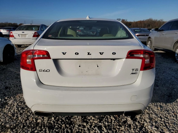 2016 Volvo S60 T5 Premier with VIN YV1612TK6G2395942, listed as a Copart auction lot 80284553 with 60,619 mi miles. Bid and sale history available at carsss.com. Image 6.