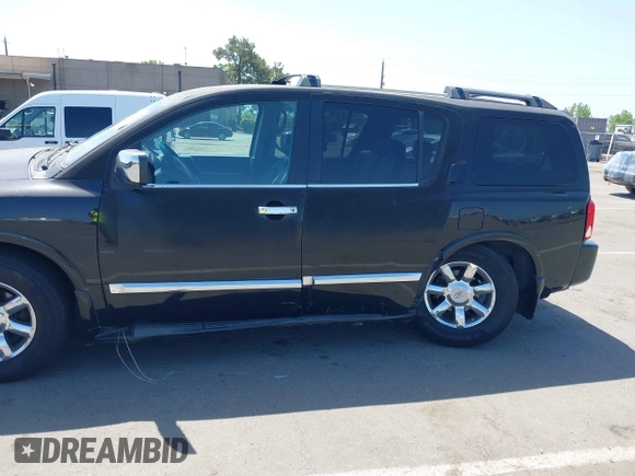 2005 Infiniti QX56 with VIN 5N3AA08C35N800594, listed as a IAAI auction lot 42110869 with 271,172 mi miles and . Bid and sale history available at DreamBid. Image 6.