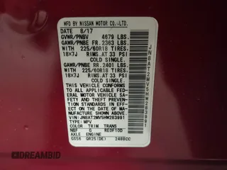 2017 Nissan Rogue S with VIN JN8AT2MV5HW283991, listed as a IAAI auction lot 42139522 with 74,344 mi miles and . Bid and sale history available at DreamBid. Image 9.