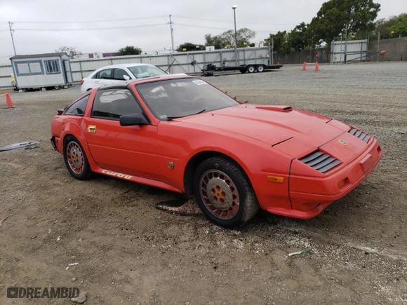 1984 Nissan 300ZX with VIN JN1CZ14SXEX009648, listed as a Copart auction lot 56090024 with NaN miles and Salvage Title. Bid and sale history available at carsss.com. Image 4.