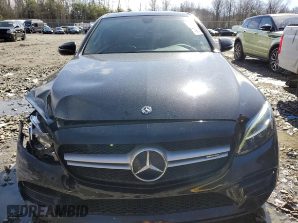 2020 Mercedes-Benz C 43 AMG with VIN 55SWF6EB9LU334120, listed as a Copart auction lot 48083885 with 37,426 mi miles and Salvage Title. Bid and sale history available at carsss.com. Image 5.