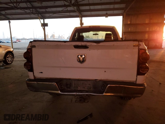 2007 Dodge 1500 SLT with VIN 1D7HA16P17J569962, listed as a Copart auction lot 89371515 with 166,014 mi miles and Clean Title. Bid and sale history available at DreamBid. Image 6.