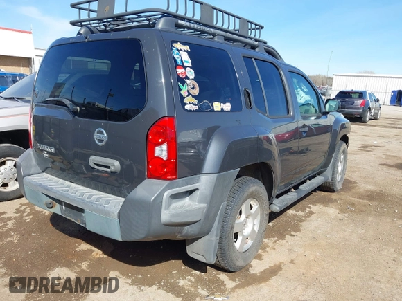 2007 Nissan Xterra SE with VIN 5N1AN08W67C537328, listed as a IAAI auction lot 41861191 with 202,001 mi miles and . Bid and sale history available at DreamBid. Image 4.