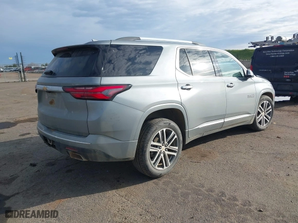 2023 Chevrolet Traverse High Country with VIN 1GNEVNKW3PJ200209, listed as a IAAI auction lot 41856617 with 54,611 mi miles. Bid and sale history available at carsss.com. Image 4.