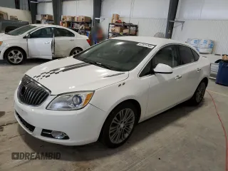2013 Buick Verano Leather Group with VIN 1G4PS5SK7D4146491, listed as a Copart auction lot 47501345 with 121,940 mi miles and Salvage Title. Bid and sale history available at carsss.com. Image 1.