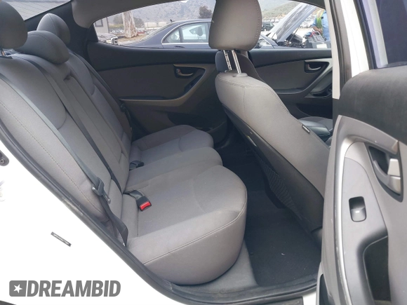 2016 Hyundai Elantra SE with VIN 5NPDH4AE6GH775864, listed as a IAAI auction lot 41870980 with 110,886 mi miles. Bid and sale history available at carsss.com. Image 8.