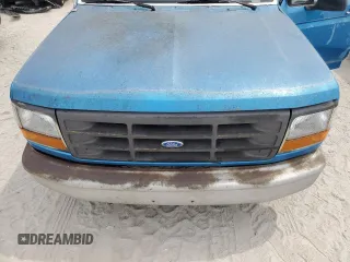 1995 Ford F-150 z VIN 1FTDF15Y7SNA97918, wystawiony jako Copart lot #56505725 z przebiegiem 296 106 mil mil oraz Czysty tytuł • Clean title. Historia ofert i sprzedaży dostępna na DreamBid. Obrazek 11.