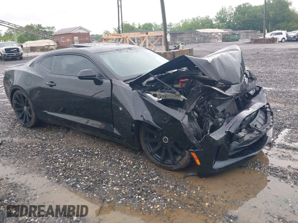 2018 Chevrolet Camaro 1LT with VIN 1G1FB1RS1J0132273, listed as a IAAI auction lot 42245854 with 109,493 mi miles and . Bid and sale history available at DreamBid. Image 1.