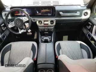 2021 Mercedes-Benz G AMG G 63 with VIN W1NYC7HJ4MX393605, listed as a Copart auction lot 58381983 with 20,437 mi miles. Bid and sale history available at carsss.com. Image 8.