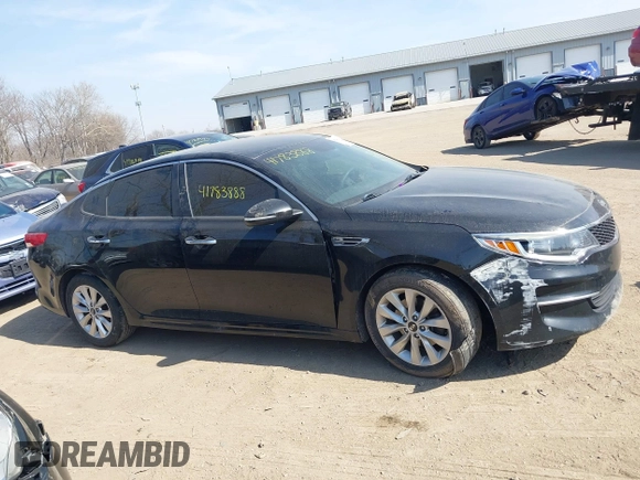 2017 Kia Optima LX with VIN 5XXGT4L32HG167750, listed as a IAAI auction lot 41783888 with 176,975 mi miles and . Bid and sale history available at DreamBid. Image 13.